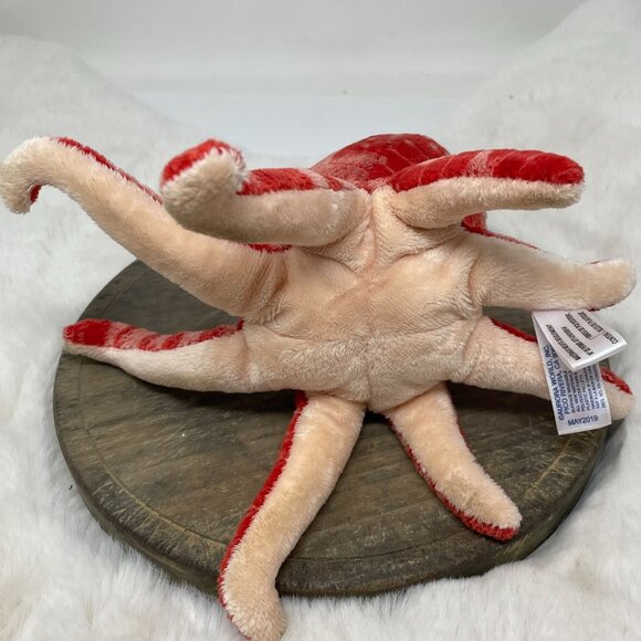 Red Octopus Plush Toy By Aurora 8" Soft Cuddly Stuffed Animal Ocean Animals - Picture 4 of 7